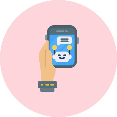 akıllı telefon simgesi vektör çizimi