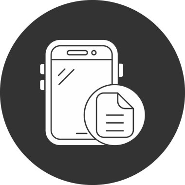 Modern simgenin vektör illüstrasyonu