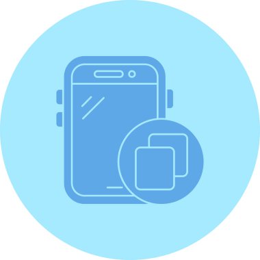 akıllı telefon simgesi vektör illüstrasyonu