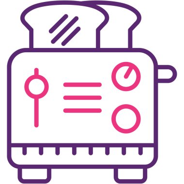 yemek pişirme aşçısı simgesi dosya ana hatları tarzında