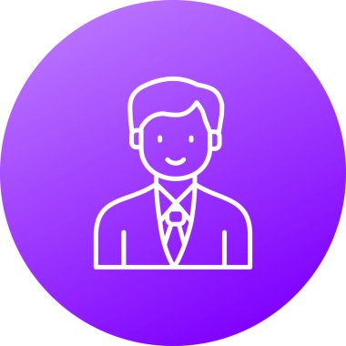 İş ve modern simgenin vektör illüstrasyonu