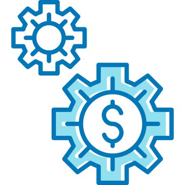 teçhizat dolar dolar dolar simgesi - taslak biçimi