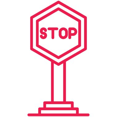 dur işareti çizimi