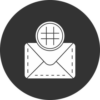 E- posta simgesinin vektör illüstrasyonu