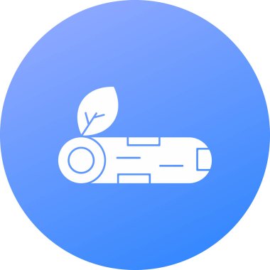 Bir bitki simgesinin vektör illüstrasyonu