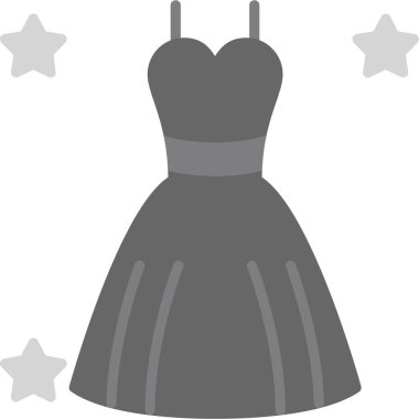 Elbise. Web simgesi basit tasarım