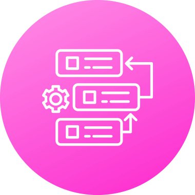 seo modern simgesinin vektör illüstrasyonu