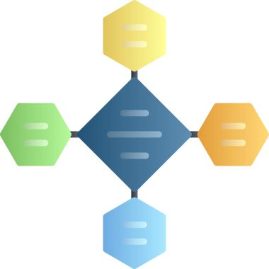 ağ paylaşım simgesi çizimi