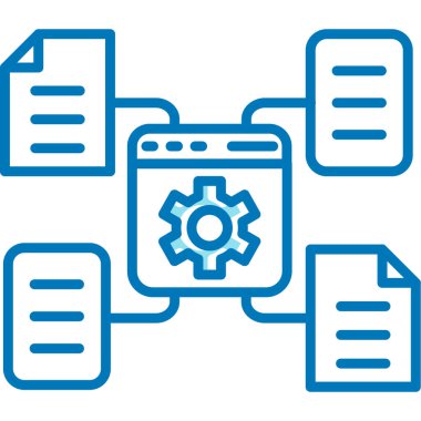 Bulut hesaplama. vektör illüstrasyonu