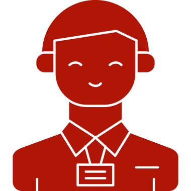 man simgesi vektör illüstrasyonu