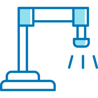 Temizlik servisi simgesinin vektör illüstrasyonu