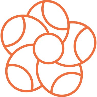 Top. Web simgesi basit illüstrasyon