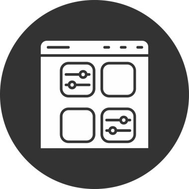 tarayıcı pencere simgesi basit tasarım