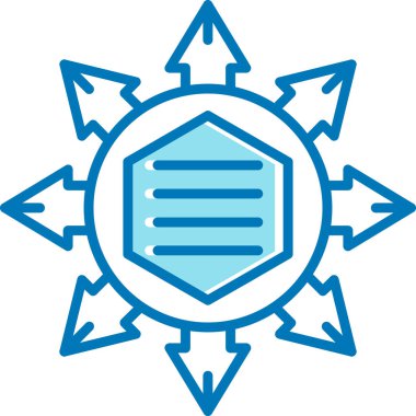 pusula simgesi, modern vektör resimleme tasarımı