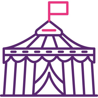 sirk simge vektör çizim