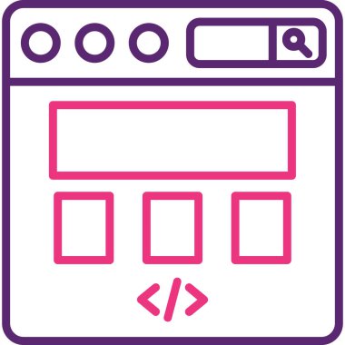 tarayıcı web geliştirme simgesi