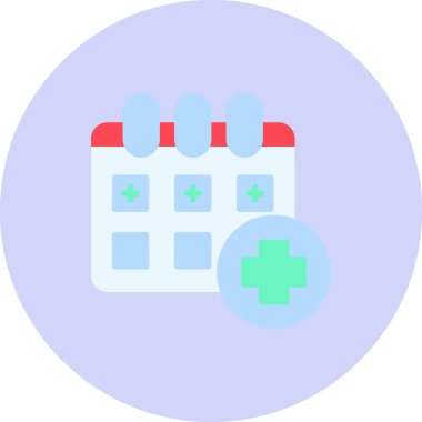 Takvim. Web simgesi basit illüstrasyon