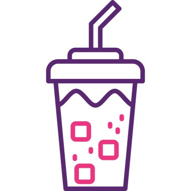 içki web simgesi vektör illüstrasyonu