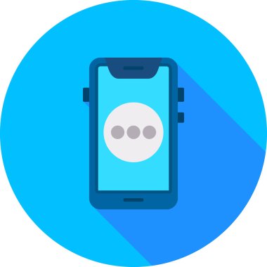 Akıllı telefon. Web simgesi basit tasarım