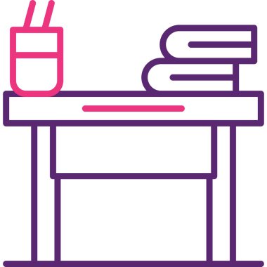 Yemek ve restoran ikonu. vektör illüstrasyonu