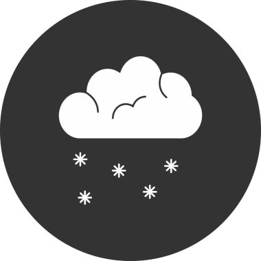 vektör kar simgesi illüstrasyonu