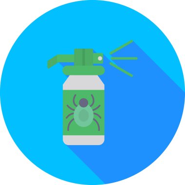 Sprey şişe. simge tasarımı düzlüğü