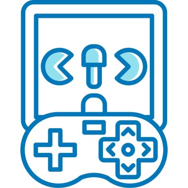 Kontrolör. Web simgesi basit illüstrasyon