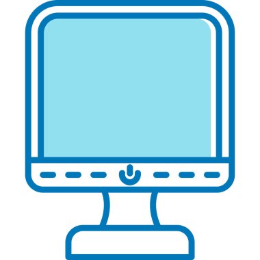 masaüstü izole edilmiş dizüstü bilgisayar ikon vektör illüstrasyon tasarımı