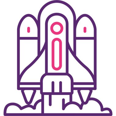 uydu simgesi, vektör, basit illüstrasyon