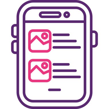 vektör mobil uygulama simgesi