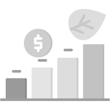 Dolar vektör simgesi, modern düz tasarım