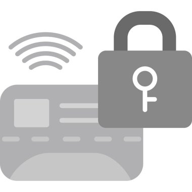 Kilit simgesi. Web için kilit vektör simgelerinin basit illüstrasyonu