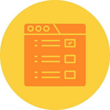 Vektör belgesi Simge illüstrasyonu