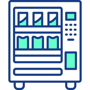 Buzdolabı simgesi modern vektör illüstrasyonu