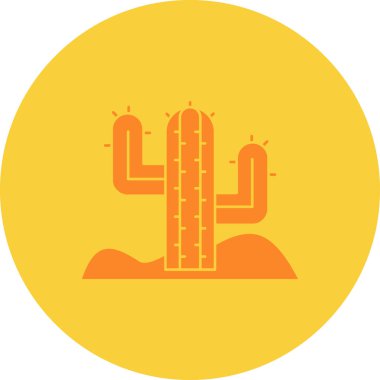 vektör kaktüs simgesi illüstrasyonu