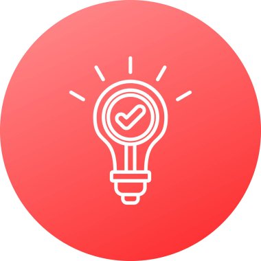 ampul vektör simgesi modern illüstrasyon tasarımı