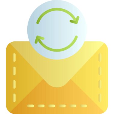 e- posta zarfı vektör simgesi