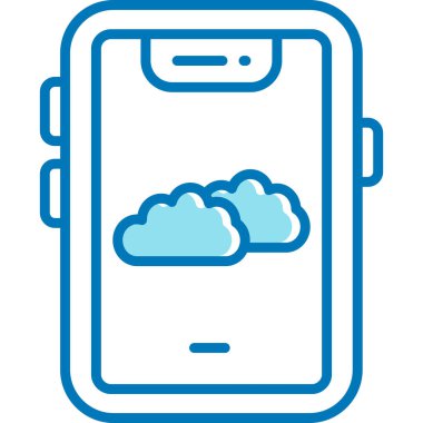 Bulut Teknolojisi. Basit illüstrasyon