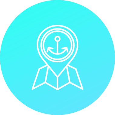 Eşsiz Sunucu Vektör Satırı Simgesi