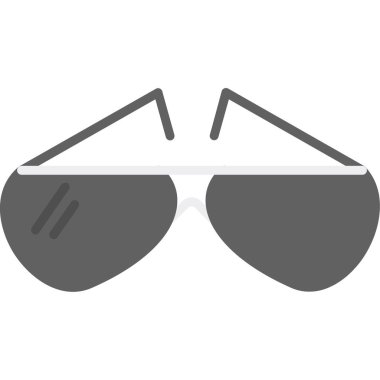 gözlük ikonu vektör illüstrasyonu