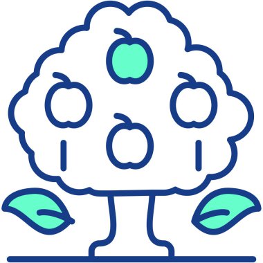 Meyve. Web simgesi basit illüstrasyon