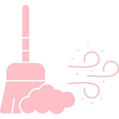 temizlik hizmeti simge vektör çizim