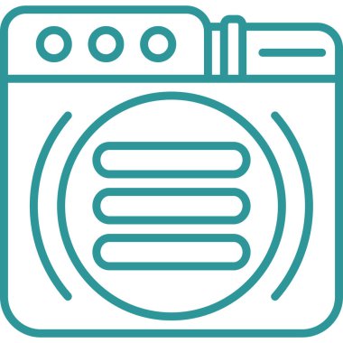 Radyo simgesi, vektör illüstrasyonu