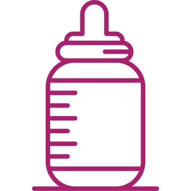 şişe simgesi vektör illüstrasyonu