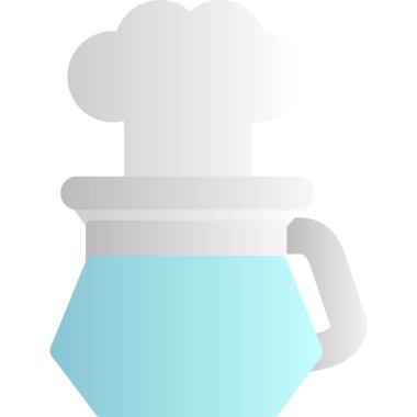 Şef yemek ikonu. beyaz arkaplanda izole edilmiş web tasarımı için pişirme vektör simgesi karikatürü