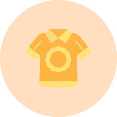 Gömlek. Web simgesi basit illüstrasyon