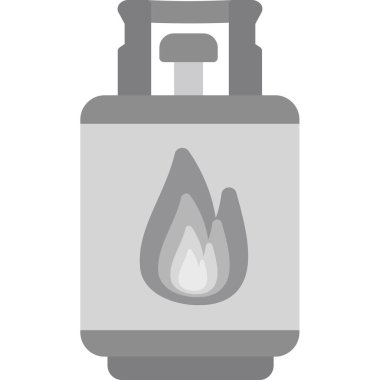 gaz çakmak vektör simgesi, çizgi vektör illüstrasyonu