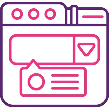 Takvim. Web simgesi basit illüstrasyon