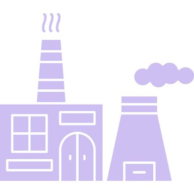 Fabrika duman vektör illüstrasyon tasarımı