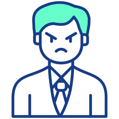 Avatar Adam. Basit illüstrasyon